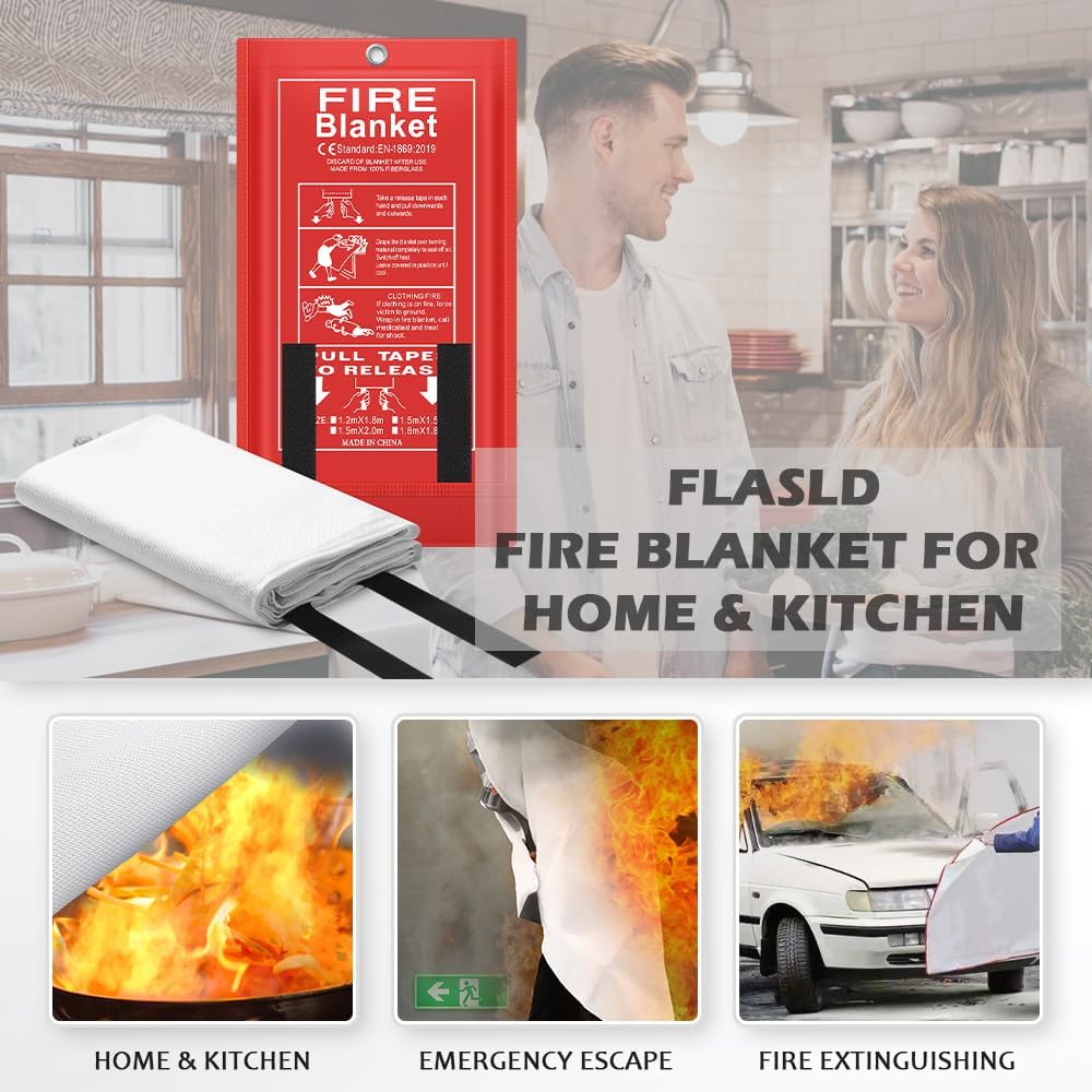 Fire Blanket Kitchen - TANAN 2026 Ultima Coperta Antincendio di