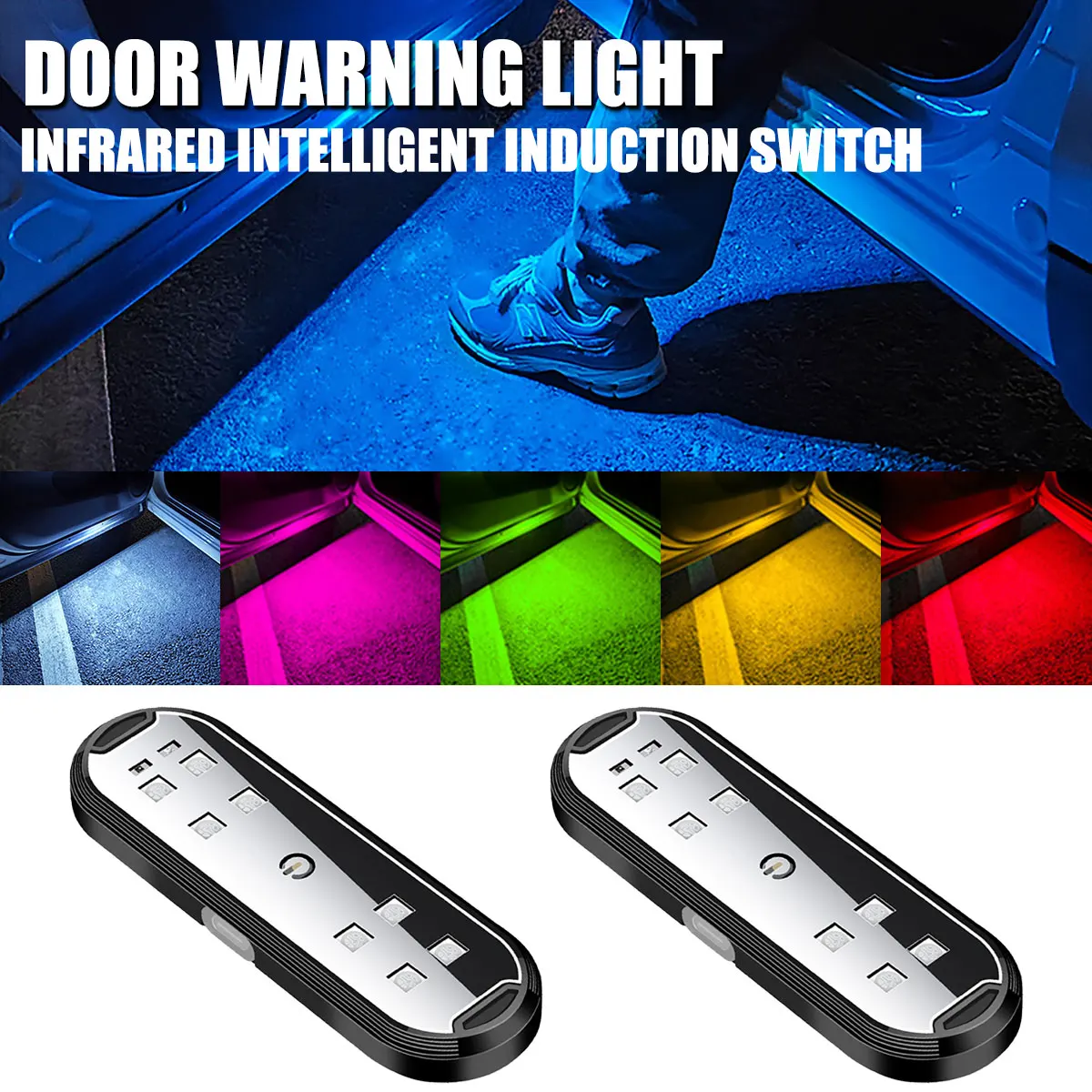Emergency Exit Sign - Luci per Portiere Auto LED Colorate