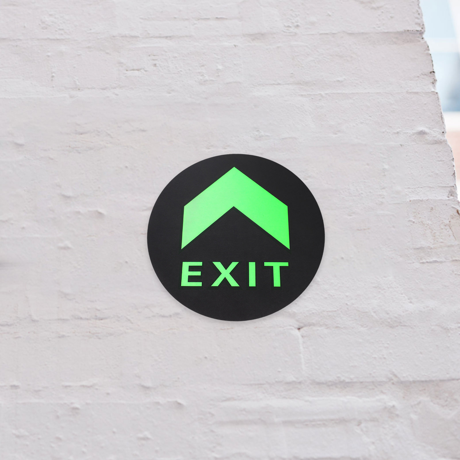 Emergency Exit Sign - 5 Pezzi Adesivi Luminosi Notturni per