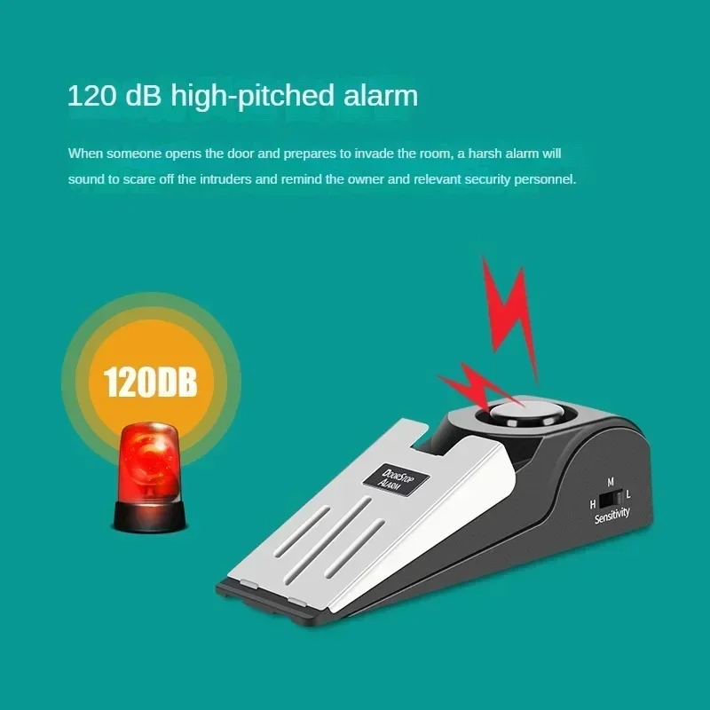Door Stop Alarm - Allarme di Sicurezza Portatile per Porta,