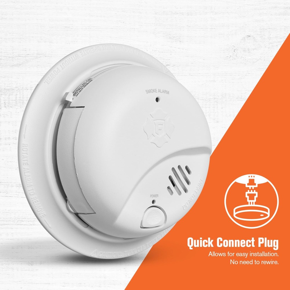 Smoke Detector Interconnected - Rilevatore di Fumo Interconnesso Cablato con