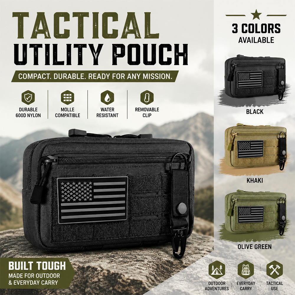 First Aid Bag Kit - Borsa tattica Molle EDC, kit di