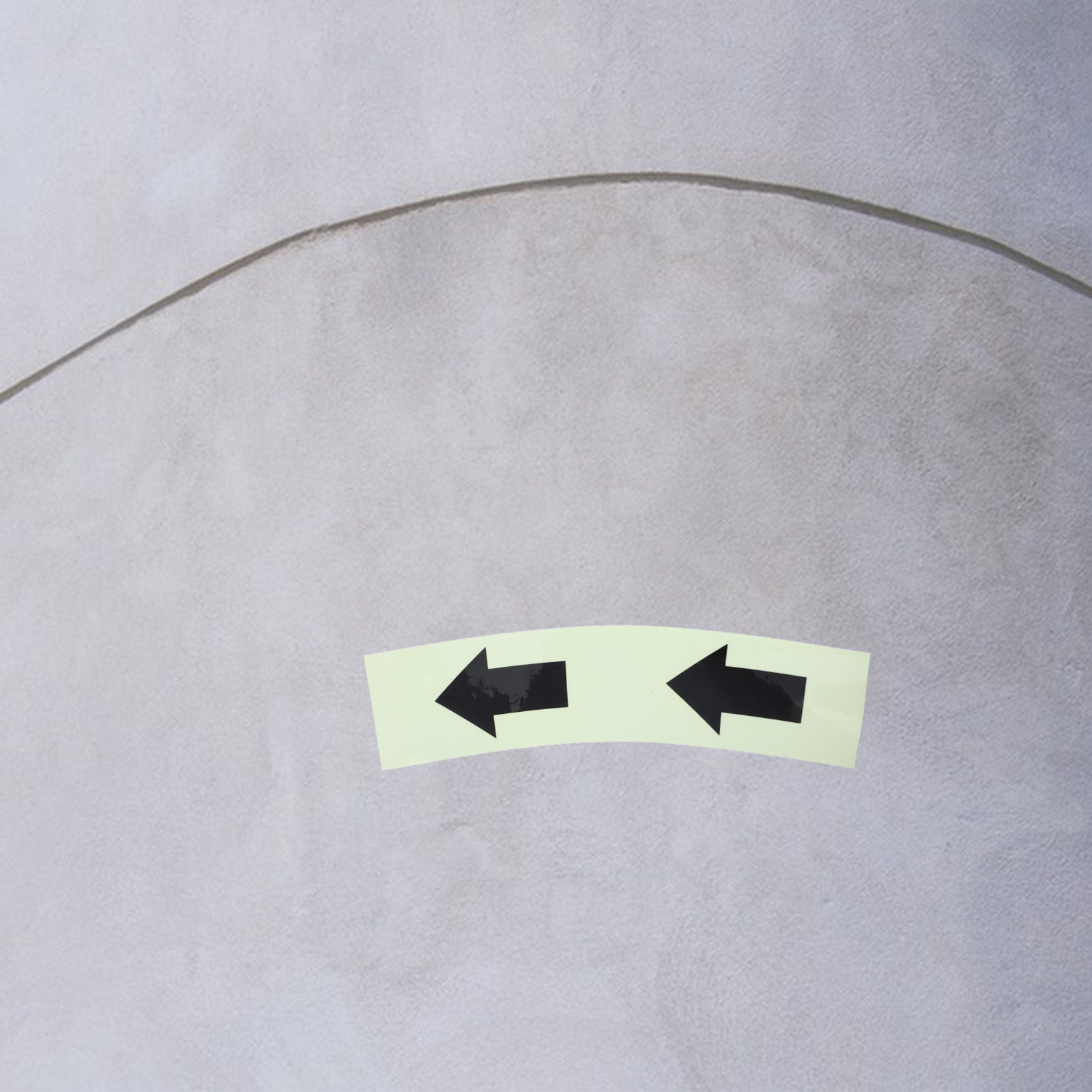 Emergency Exit Sign - 1 Rotolo di Nastro Adesivo Riflettente