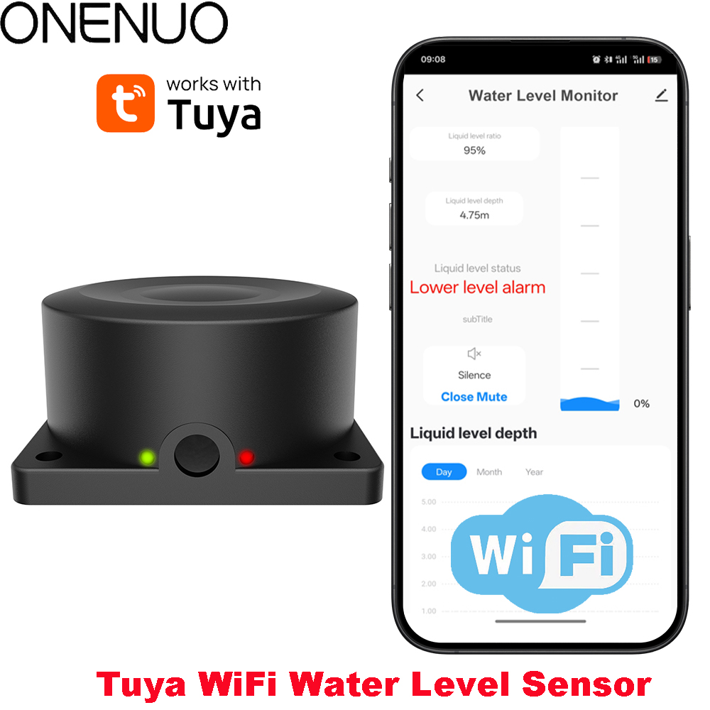 Water Alarm Sensor - ONENUO Sensore di livello del liquido