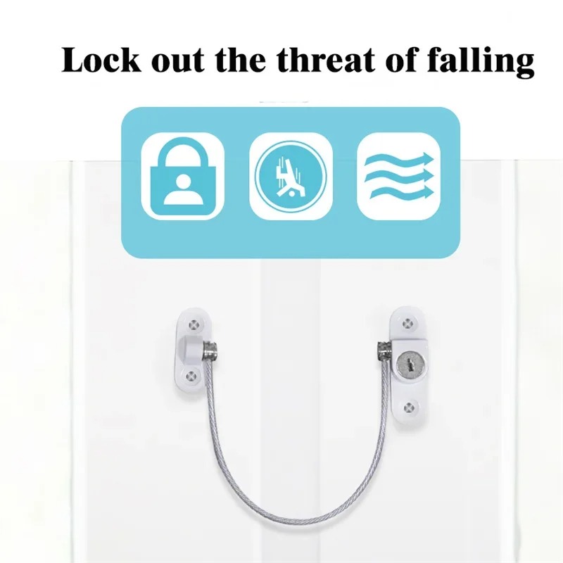 Window Lock Bar - Blocca Finestra in Acciaio Inossidabile, Blocco