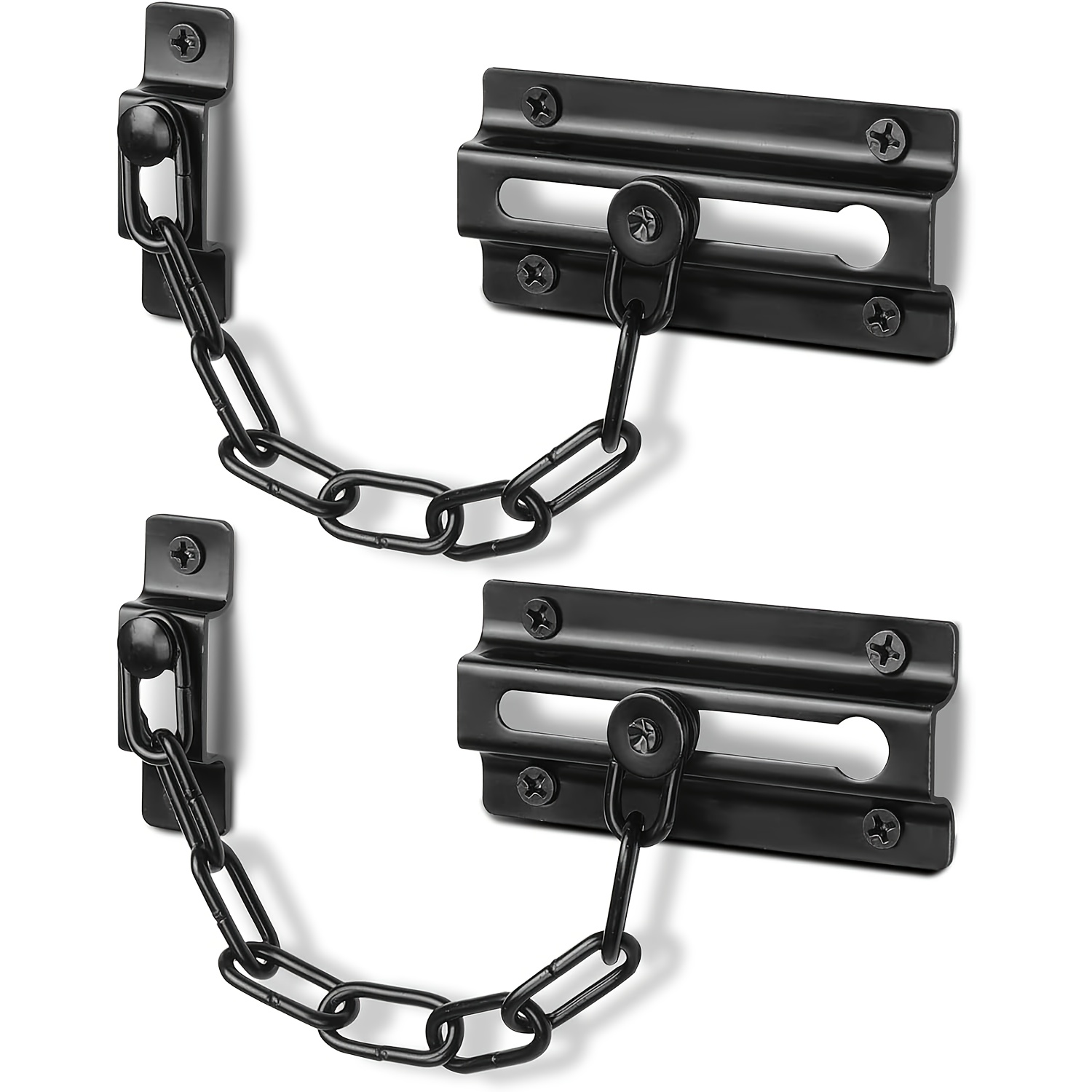 Security Chain Door - Set di 2 Catene di Sicurezza
