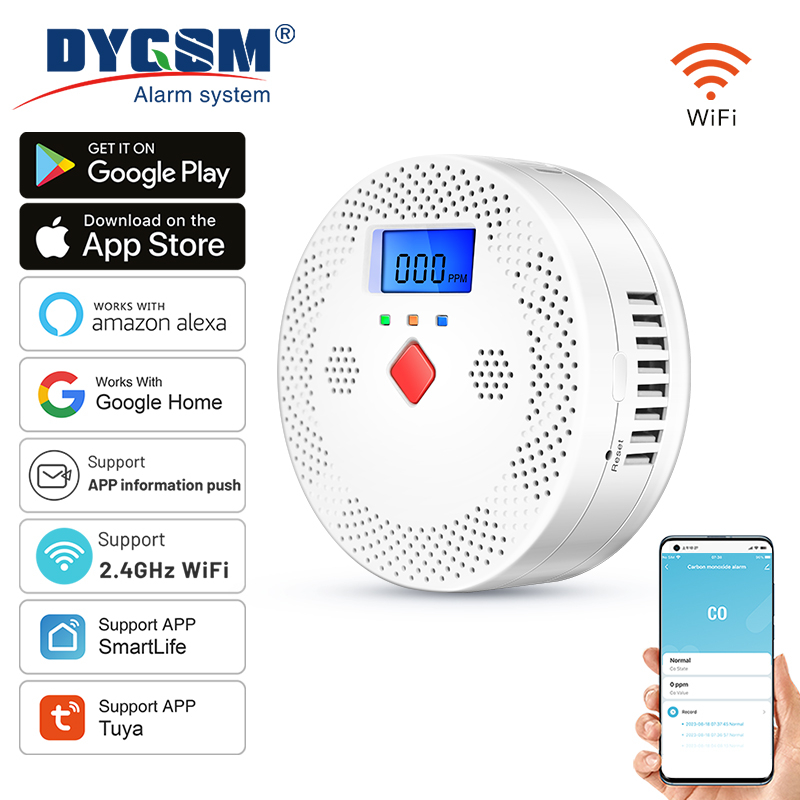 Co Detector Plug - Tuya WiFi Smart rilevatore di monossido