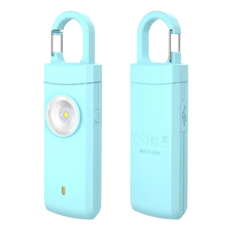 Personal Alarm Keychain - Torcia LED per autodifesa Portachiavi ricaricabile