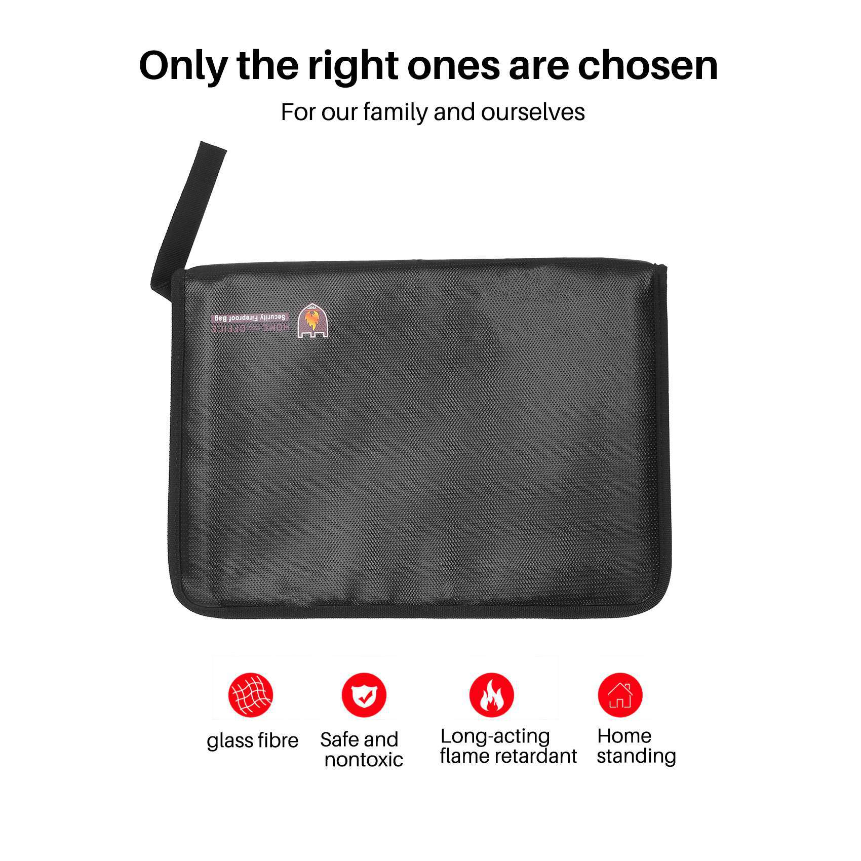 Fire Safe Document - Cartella Portadocumenti Ignifuga a Fisarmonica 14.3x9.8
