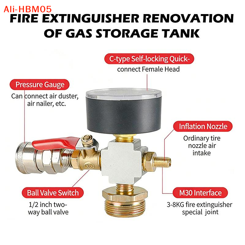 Fire Extinguisher Small - (HB05) Adattatore per serbatoio d'aria di