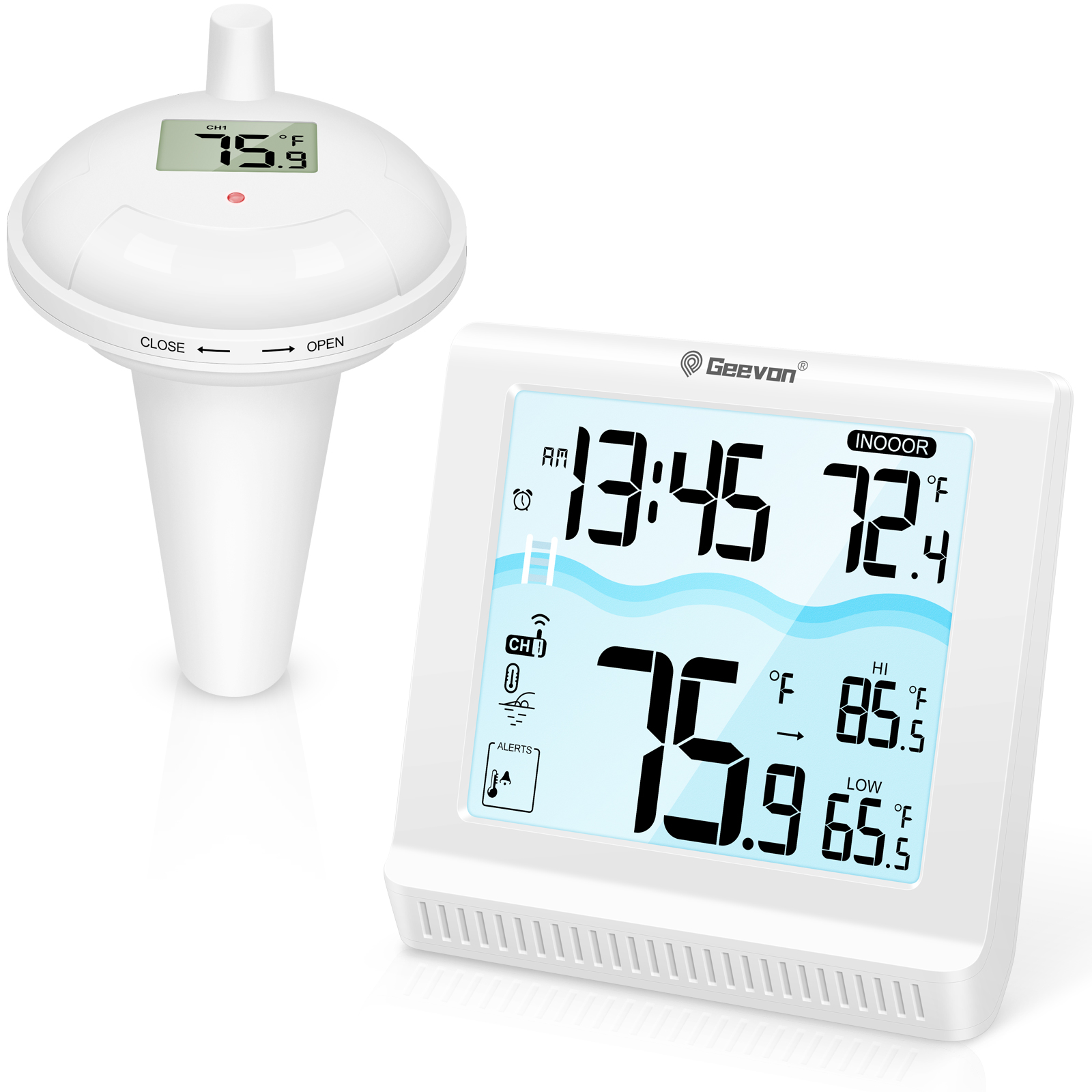 Pool Alarm Float - Geevon termometro per piscina galleggiante Wireless