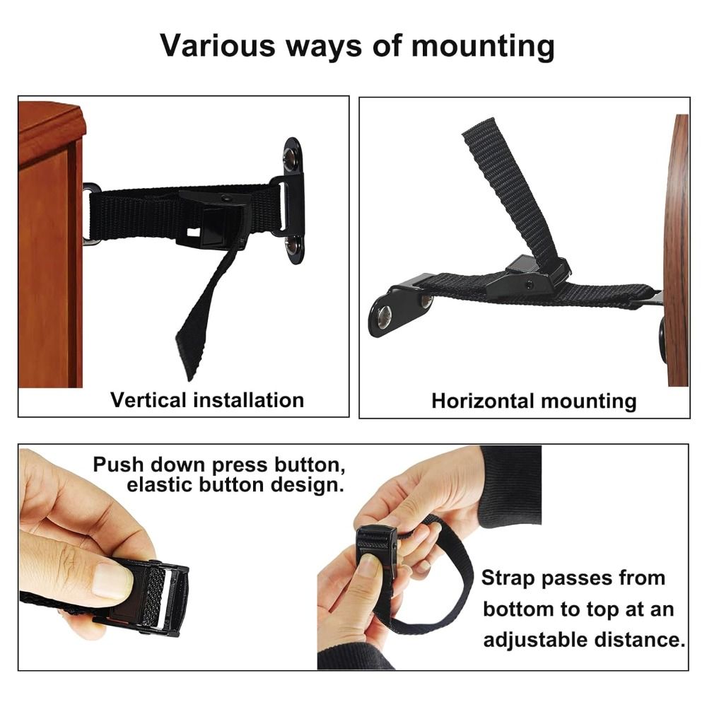 Ancoraggi per mobili a prova d - Earthquake Anchor Strap recensione e prezzo