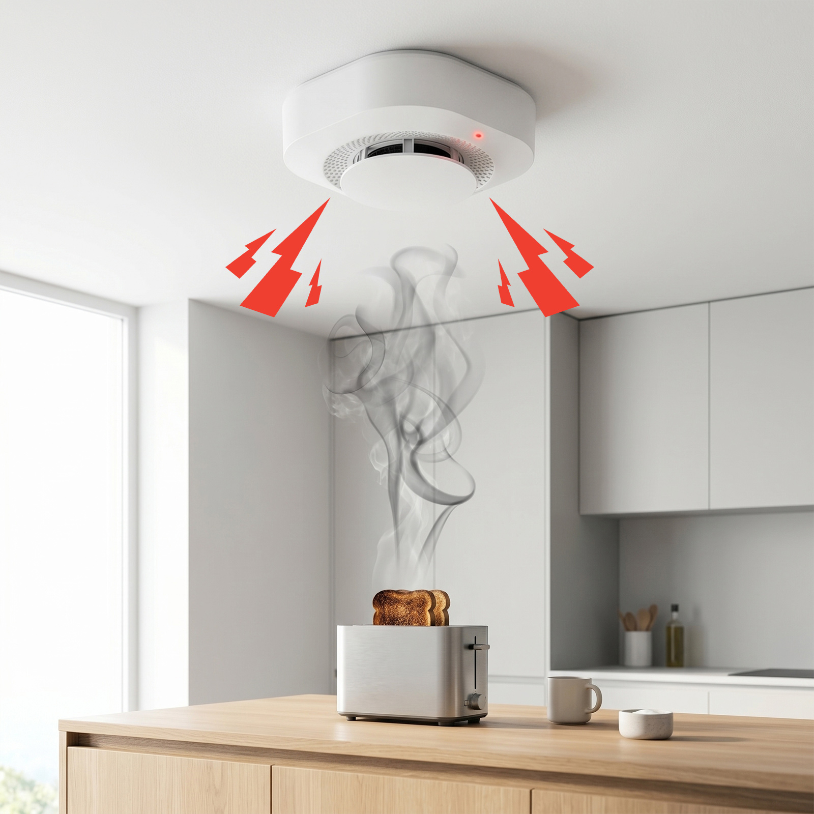 4 / 6 / 8 / 12 pezzi Rilevator - Smoke Detector Interconnected recensione e prezzo