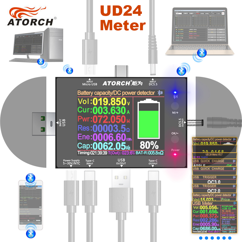 Tester USB UD24 da 2,4 Pollici - Co Detector Plug recensione e prezzo