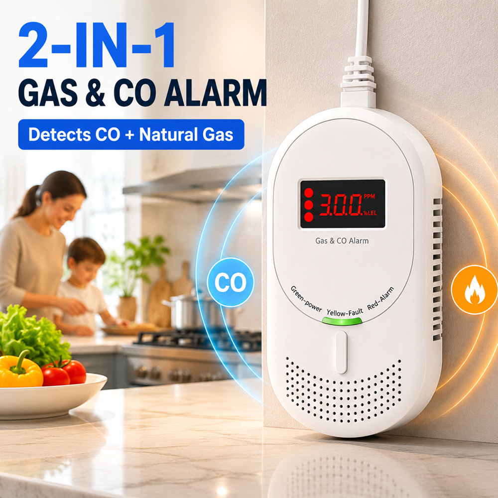 Rilevatore di Gas e Monossido  - Co Detector Plug recensione e prezzo