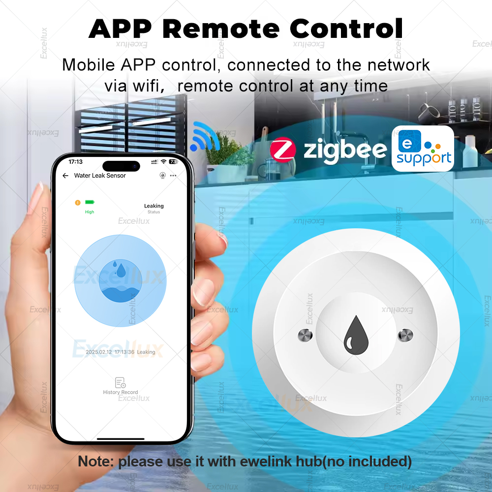 Ewelink Zigbee 3.0 Sensore acq - Water Alarm Sensor recensione e prezzo