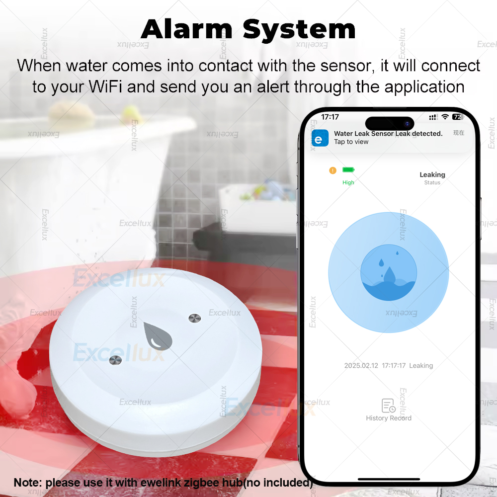 Ewelink Zigbee 3.0 Sensore acq - Water Alarm Sensor recensione e prezzo