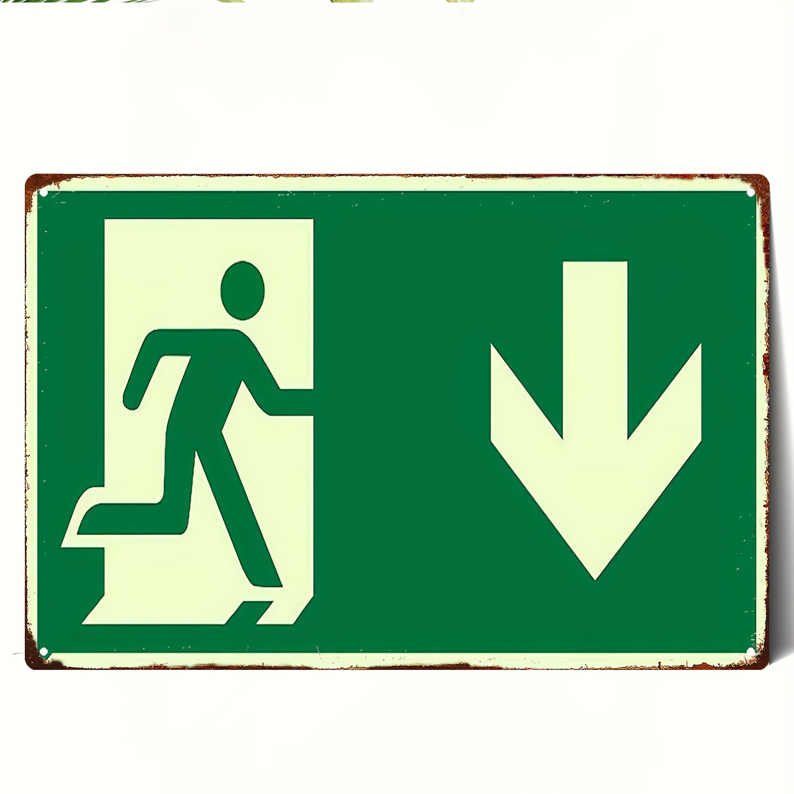 Targa in Metallo Vintage 2D |  - Emergency Exit Sign recensione e prezzo