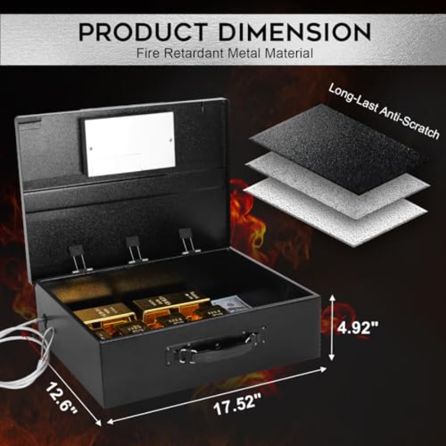Cassaforte Portatile in Metall - Fire Safe Document recensione e prezzo