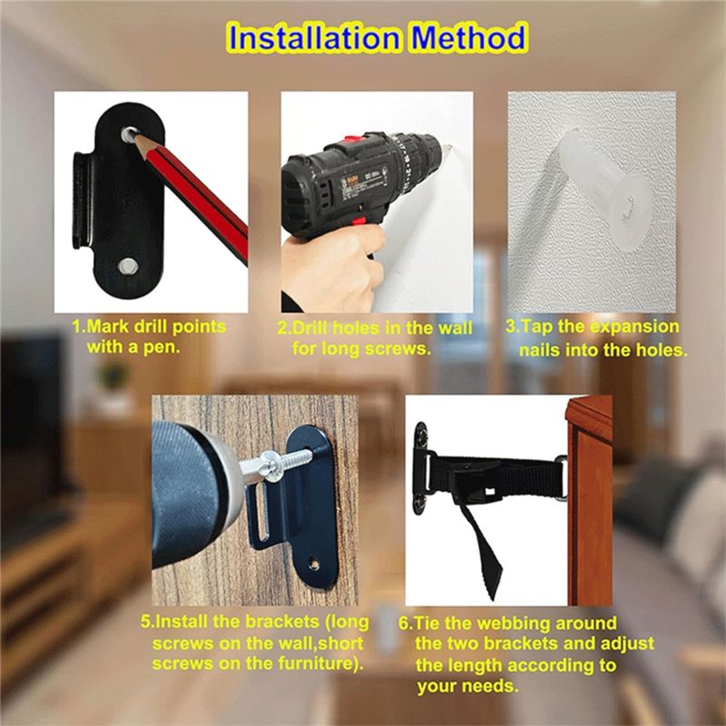 Ancoraggi Antiribaltamento per - Earthquake Anchor Strap recensione e prezzo