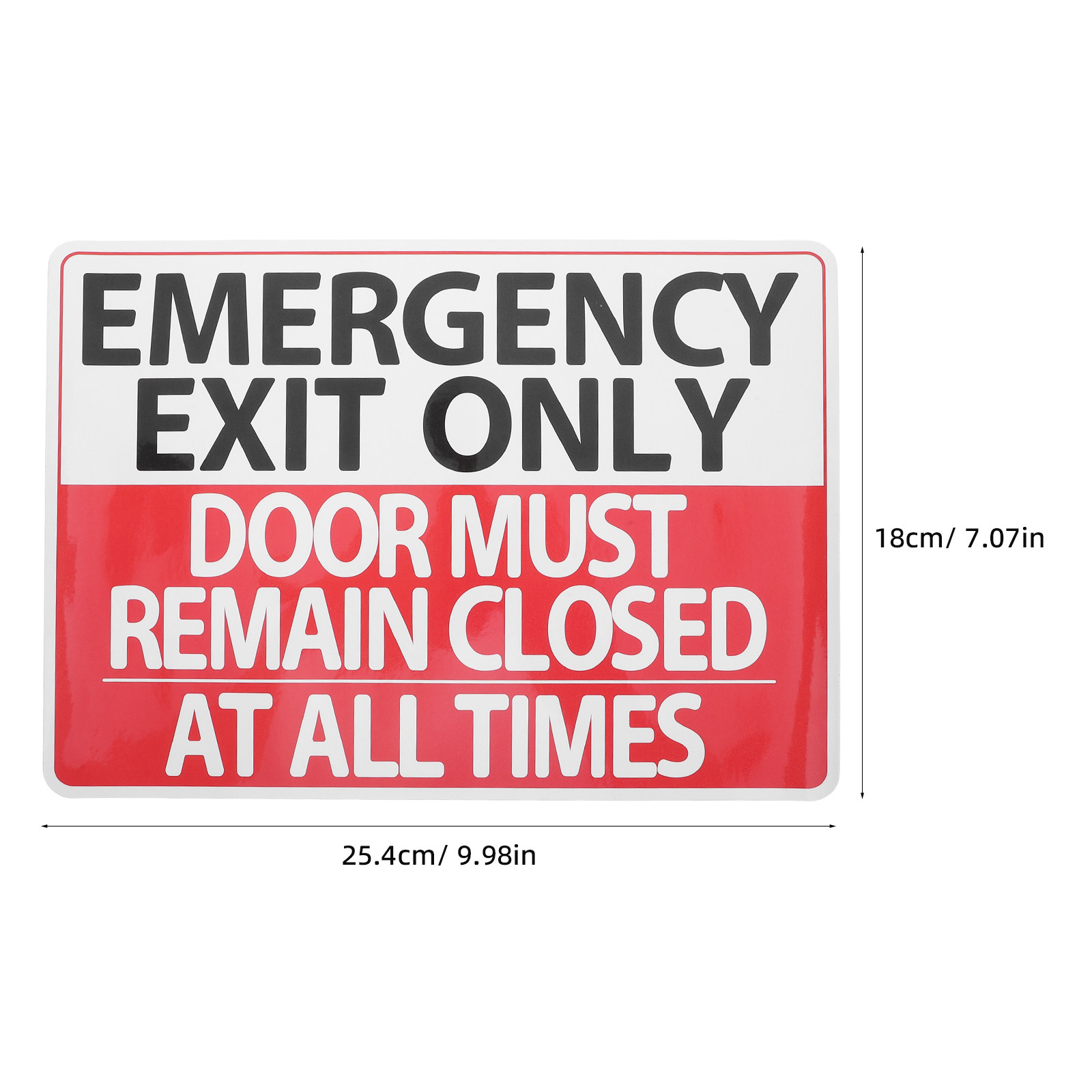 Confezione da 6 Adesivi Segnal - Emergency Exit Sign recensione e prezzo