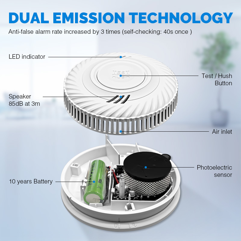 Rilevatore di Fumo Wireless In - Smoke Detector Interconnected recensione e prezzo