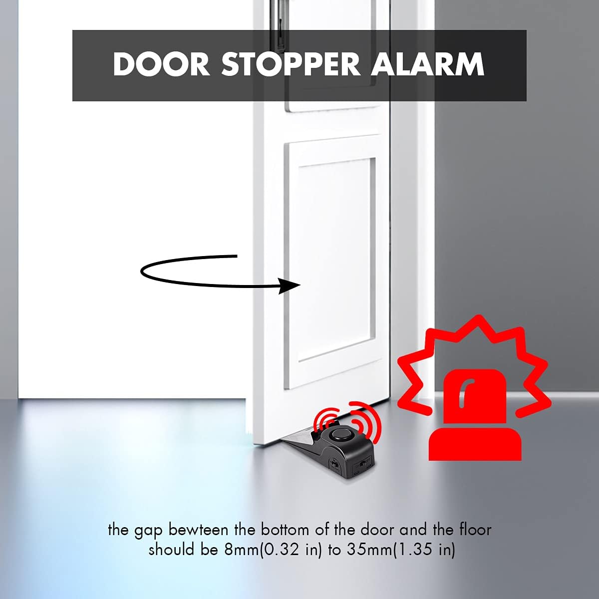 Allarme fermaporta, fermaporta - Door Stop Alarm recensione e prezzo