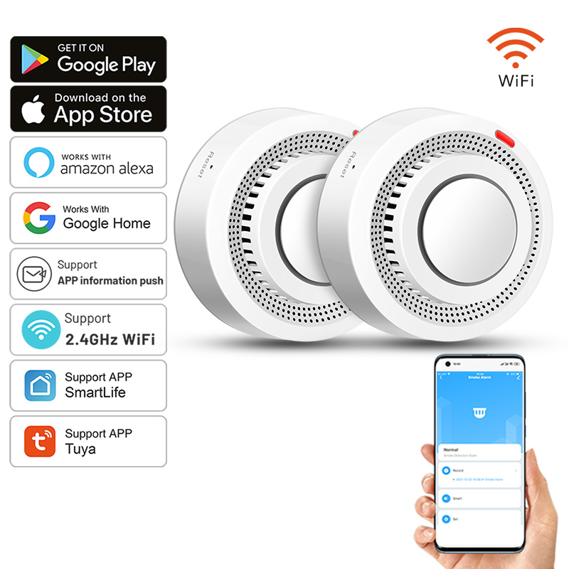 Confezione da 2 Rilevatori di  - Smoke Detector Interconnected recensione e prezzo