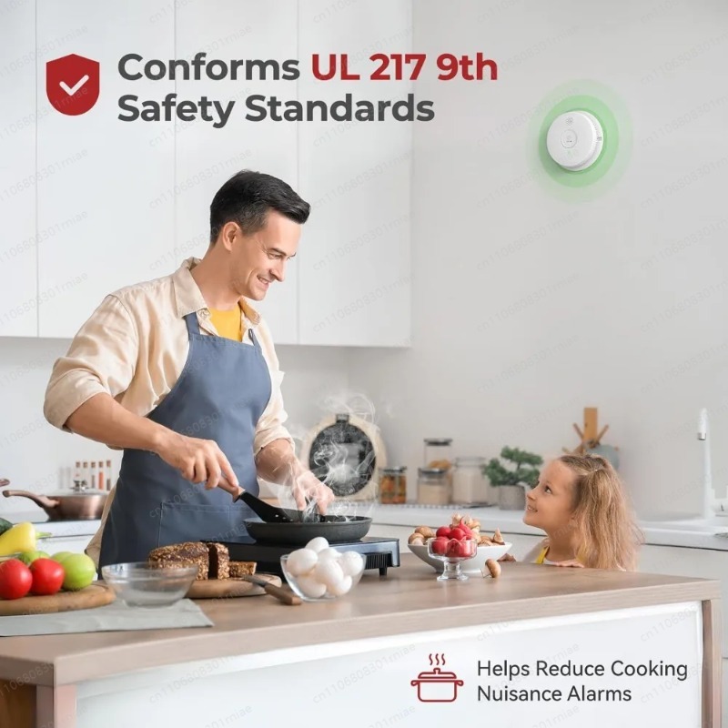 Set di 8 Rilevatori di Fumo In - Smoke Detector Interconnected recensione e prezzo