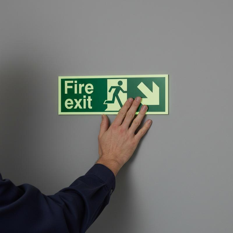 1 Foglio di Adesivi Luminosi p - Emergency Exit Sign recensione e prezzo