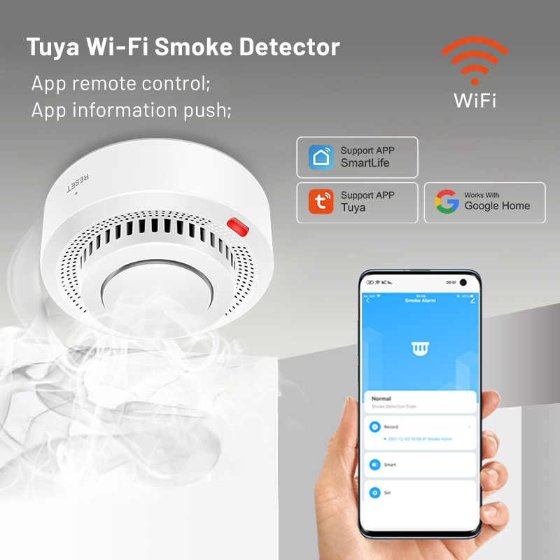 Confezione da 6 Sensori di Fum - Smoke Detector Interconnected recensione e prezzo