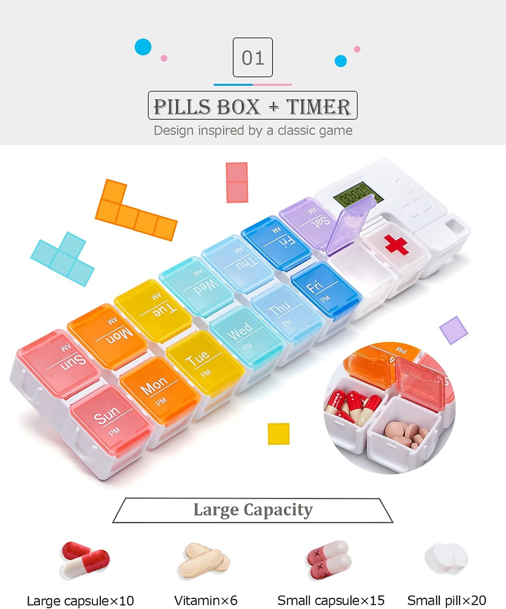 Organizzatore di pillole da 7  - Medicine Cabinet Lock recensione e prezzo